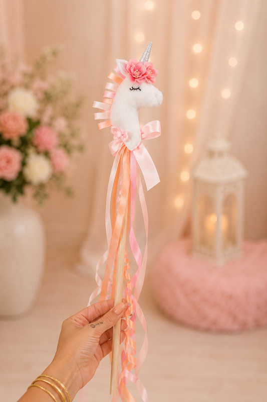 Fairies & Frills Unicorn Magic Wand | Luxury Handmade Fairy Party Wand
