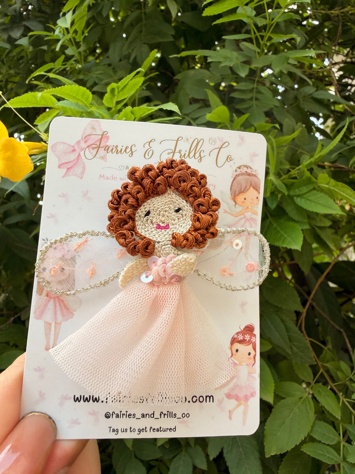 Petalwing Fairy Hair Clip | Handmade Hair Accessory for Girls