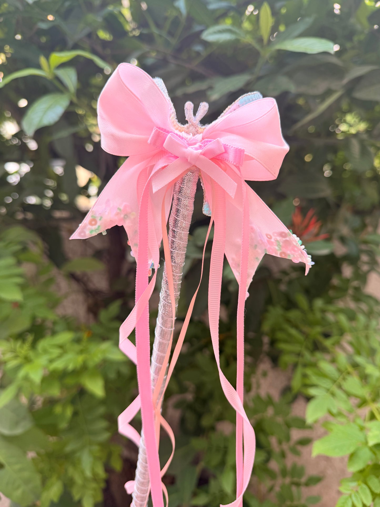 Butterfly Princess Magic Wand | Handmade Birthday Party Accessory for Girls