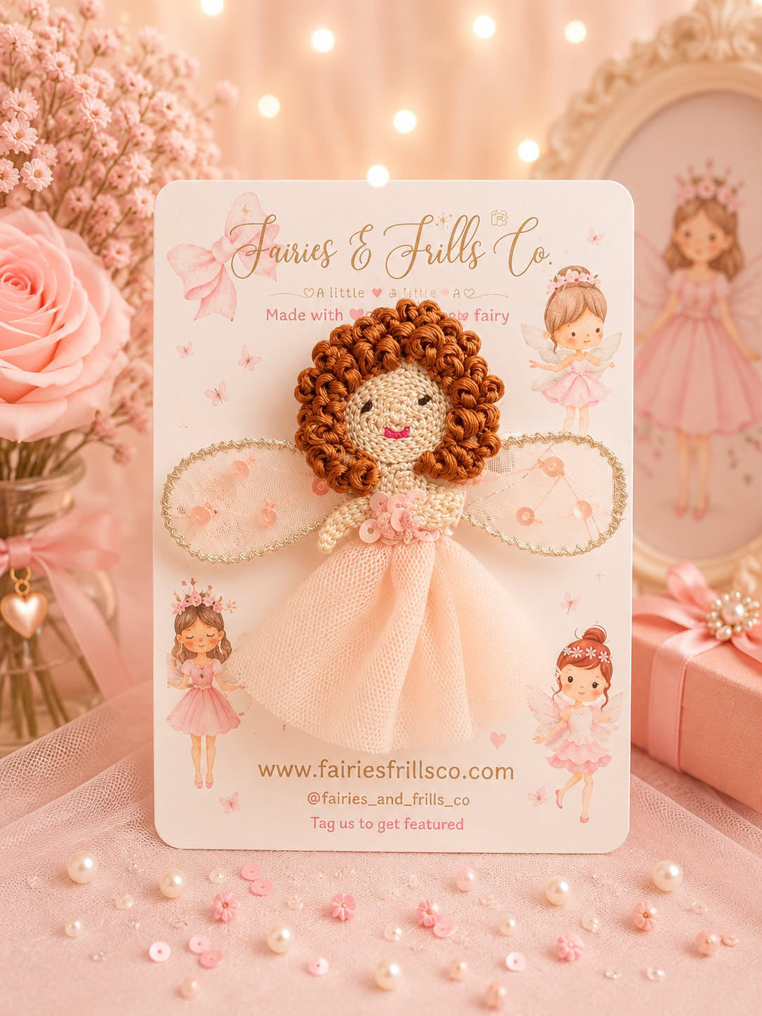 Petalwing Fairy Hair Clip | Handmade Hair Accessory for Girls