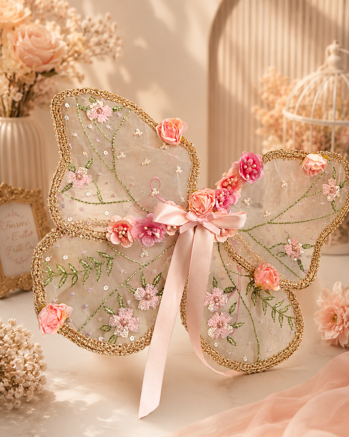 My First Birthday Ensemble Box | Luxury Handmade Fairy Birthday Outfit for Girls