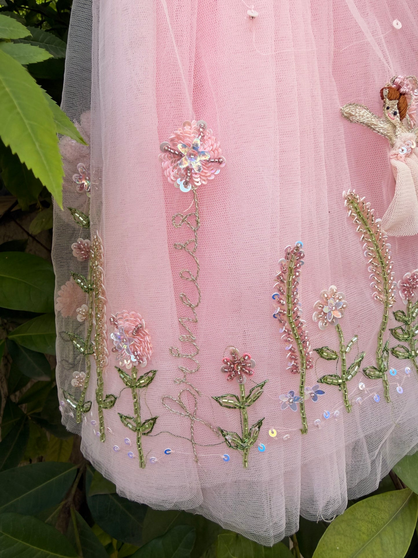 The Blossomwing Fairy Dress | Personalized Handmade Birthday Dress for Girls
