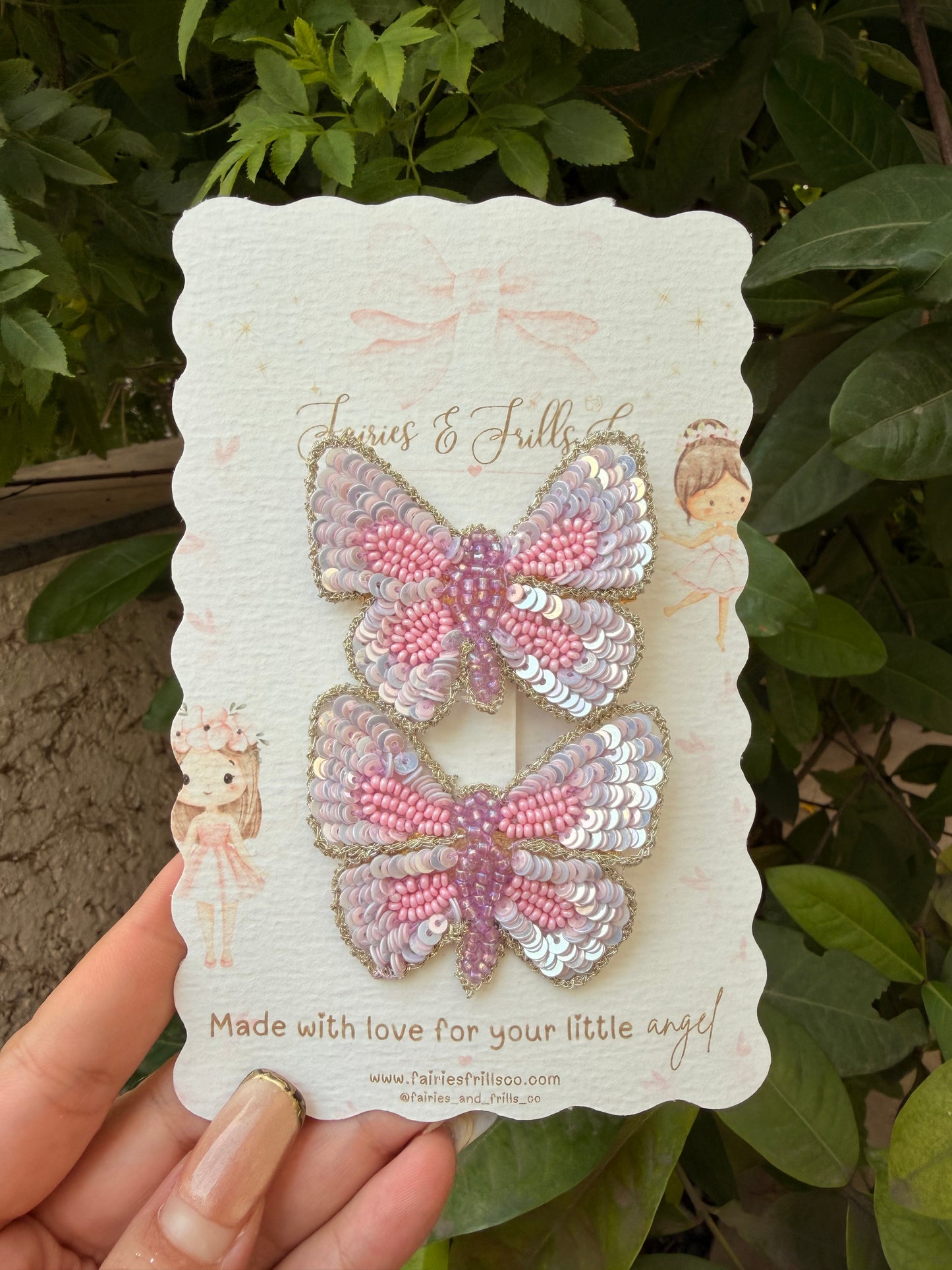 Fairywhisper Birthday Ensemble Box | Handmade Fairy Dress & 3 Hair Accessories | Fairies & Frills Co.