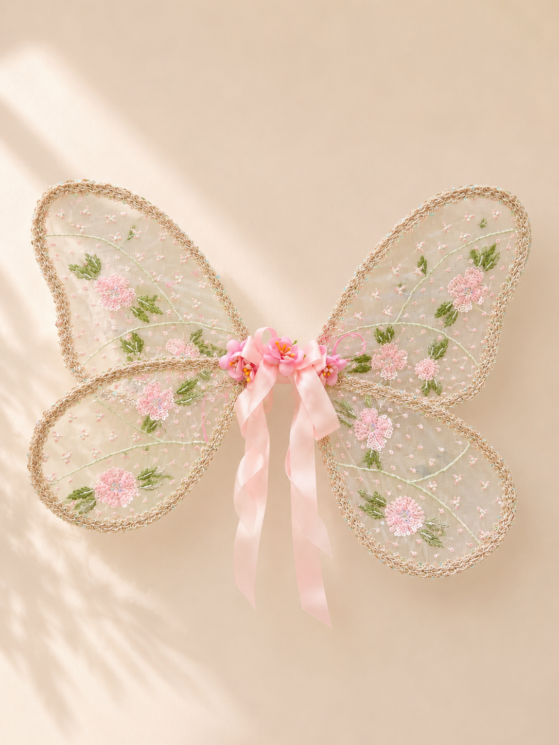 Fairytale Garden Fairy Wings – Luxury Handmade Floral Costume Wings