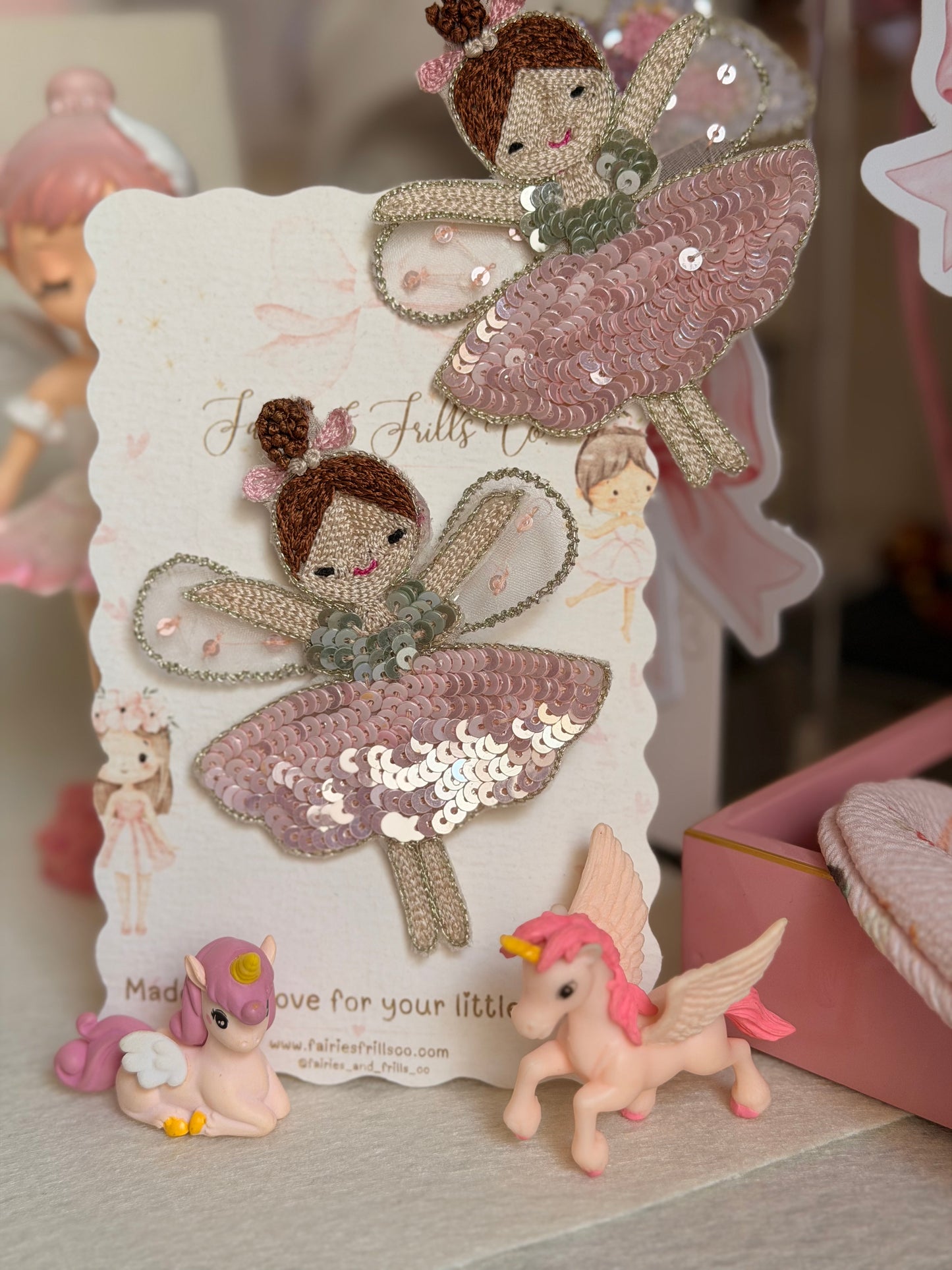 Fairy Ballerina Hair Clip | Luxury Handmade Hair Accessory for Girls