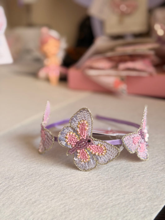 Blossomwings Butterfly Hairband | Handmade Butterfly Hairband for Girls